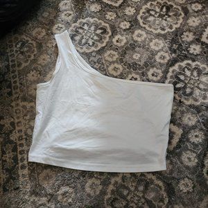 One Shoulder Crop-Top